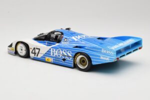 Porsche 956L #47 Hugo Boss V. Merl / H. Grohs / A. Plankenhorn 24 Hours of Le Mans 1984 Minichamps 1:18 183846947 Metall — bild 7 av 8