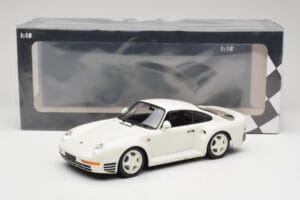 Porsche 959 Grand Prix White Minichamps 1:18 155066202 Metall — bild 6 av 6