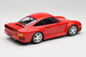 Porsche 959 Guards Röd Minichamps 1:18 155066200 Metall — bild 2 av 6