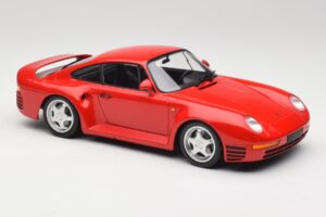 Porsche 959 Guards Röd Minichamps 1:18 155066200 Metall — bild 4 av 6