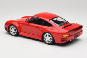 Porsche 959 Guards Röd Minichamps 1:18 155066200 Metall — bild 5 av 6