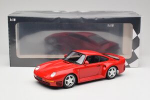 Porsche 959 Guards Röd Minichamps 1:18 155066200 Metall — bild 6 av 6