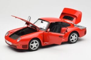 Porsche 959 Röd AUTOart 1:18 78082 Metall — bild 2 av 8