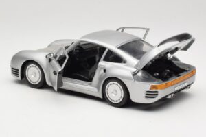 Porsche 959 Silver Tonka 1:18 2221 Metall — bild 5 av 8