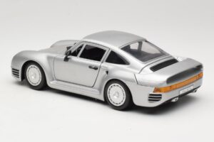 Porsche 959 Silver Tonka 1:18 2221 Metall — bild 7 av 8