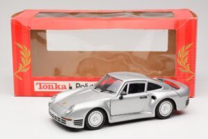Porsche 959 Silver Tonka 1:18 2221 Metall — bild 8 av 8