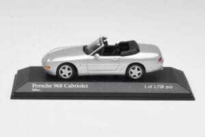 Porsche 968 Silver Minichamps 1:43 400062332 Metall