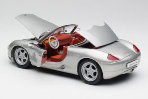 Porsche Boxster 986 Silver Maisto 1:18 37800-M3 Metall — bild 5 av 8