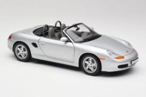 Porsche Boxster 986 Cabriolet Arctic Silver Metallic UT Models 1:18 27852 Metall — bild 6 av 8