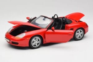 Porsche Boxster S 986 Guards Röd UT Models 1:18 27861-M1 Metall — bild 2 av 8
