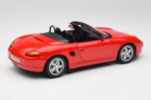 Porsche Boxster S 986 Guards Röd UT Models 1:18 27861-M1 Metall — bild 3 av 8