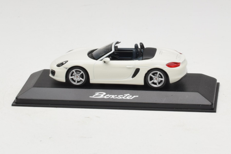Porsche Boxster 981 Vit Minichamps 1:43 WAP0202000D-R1 Metall