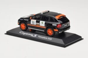 Porsche Cayenne 955 S Transsyberia #10 Svart Orange 2008 Minichamps 1:43 WAP02001819 Metall — bild 3 av 4