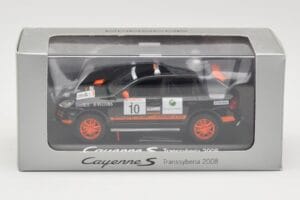 Porsche Cayenne 955 S Transsyberia #10 Svart Orange 2008 Minichamps 1:43 WAP02001819 Metall — bild 4 av 4
