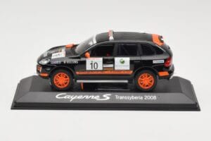 Porsche Cayenne 955 S Transsyberia #10 Svart Orange 2008 Minichamps 1:43 WAP02001819 Metall