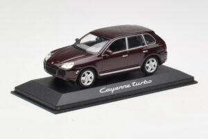 Porsche Cayenne 955 Turbo Mörkröd Minichamps 1:43 WAPC2000113 Metall — bild 2 av 4