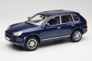 Porsche Cayenne S 9PA Dark Sea Blå Metallic Maisto 1:18 31635 Metall