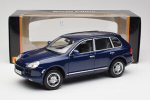 Porsche Cayenne S 9PA Dark Sea Blå Metallic Maisto 1:18 31635 Metall — bild 8 av 8