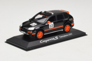 Porsche Cayenne S #12 Transsyberia 2007 Svart Orange Minichamps 1:43 WAP02000918 Metall — bild 2 av 5