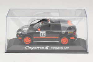 Porsche Cayenne S #12 Transsyberia 2007 Svart Orange Minichamps 1:43 WAP02000918 Metall — bild 4 av 5