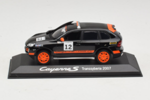 Porsche Cayenne S #12 Transsyberia 2007 Svart Orange Minichamps 1:43 WAP02000918 Metall