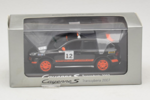 Porsche Cayenne S #12 Transsyberia 2007 Svart Orange Minichamps 1:43 WAP02000918 Metall — bild 5 av 5