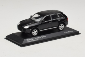 Porsche Cayenne 955 Turbo Black Metallic Minichamps 1:43 400061080 Metall — bild 2 av 5