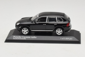 Porsche Cayenne 955 Turbo Black Metallic Minichamps 1:43 400061080 Metall