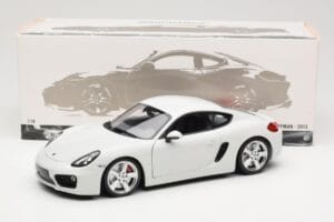 Porsche Cayman 981 Vit Minichamps 1:18 113062221 Metall — bild 8 av 8