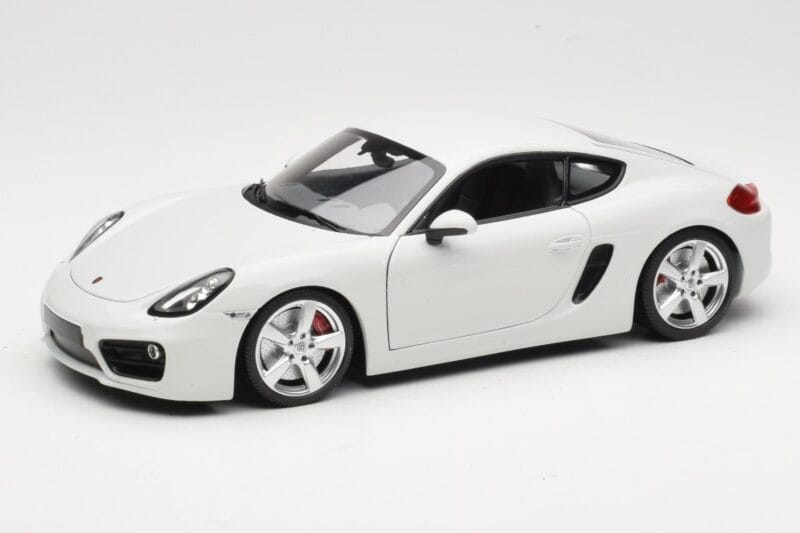 Porsche Cayman 981 Vit Minichamps 1:18 113062221 Metall