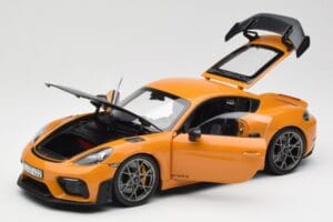 Porsche Cayman GT4 RS 982 Weissach Package Bahama Yellow Norev 1:18 187252 Metall — bild 2 av 8