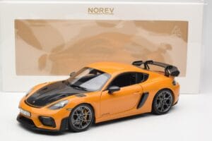 Porsche Cayman GT4 RS 982 Weissach Package Bahama Yellow Norev 1:18 187252 Metall — bild 8 av 8