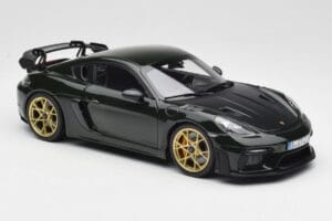 Porsche Cayman GT4 RS 982 Weissach Package Brewster Green Norev 1:18 187250 Metall — bild 6 av 8