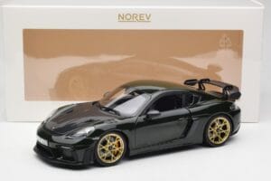 Porsche Cayman GT4 RS 982 Weissach Package Brewster Green Norev 1:18 187250 Metall — bild 8 av 8