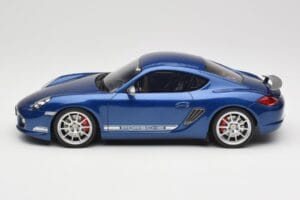 Porsche Cayman R 987.2 Aqua Blue Metallic GT Spirit 1:18 GT901 Resin — bild 3 av 6