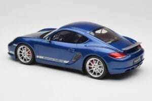 Porsche Cayman R 987.2 Aqua Blue Metallic GT Spirit 1:18 GT901 Resin — bild 5 av 6