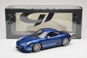 Porsche Cayman R 987.2 Aqua Blue Metallic GT Spirit 1:18 GT901 Resin — bild 6 av 6