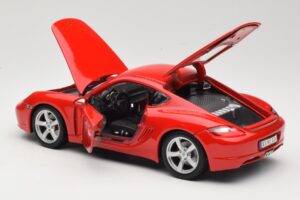 Porsche Cayman S 987.2 Röd Maisto 1:18 31122 Metall — bild 5 av 8