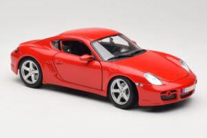 Porsche Cayman S 987.2 Röd Maisto 1:18 31122 Metall — bild 6 av 8