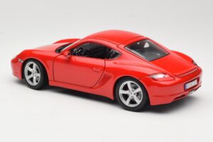 Porsche Cayman S 987.2 Röd Maisto 1:18 31122 Metall — bild 7 av 8