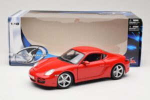 Porsche Cayman S 987.2 Röd Maisto 1:18 31122 Metall — bild 8 av 8