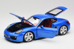 Porsche Cayman 981 S Aqua Blå Metallic Minichamps 1:18 110062221 Metall — bild 2 av 8
