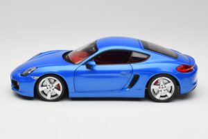 Porsche Cayman 981 S Aqua Blå Metallic Minichamps 1:18 110062221 Metall — bild 4 av 8