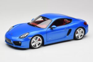 Porsche Cayman 981 S Aqua Blå Metallic Minichamps 1:18 110062221 Metall