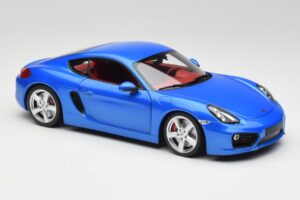 Porsche Cayman 981 S Aqua Blå Metallic Minichamps 1:18 110062221 Metall — bild 6 av 8