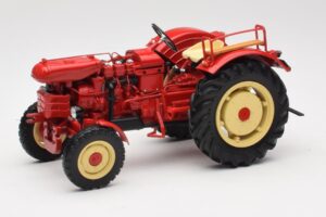 Porsche-Diesel Super Traktor Hofherr Schrantz Röd Minichamps 1:18 109183071 Metall — bild 2 av 8
