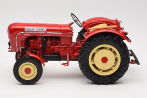 Porsche-Diesel Super Traktor Hofherr Schrantz Röd Minichamps 1:18 109183071 Metall — bild 4 av 8