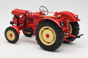 Porsche-Diesel Super Traktor Hofherr Schrantz Röd Minichamps 1:18 109183071 Metall — bild 5 av 8