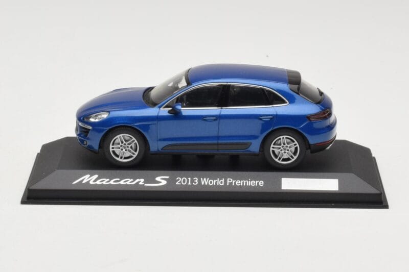 Porsche Macan 95B S Blå World Premiere Minichamps 1:43 WAP0201550E Metall