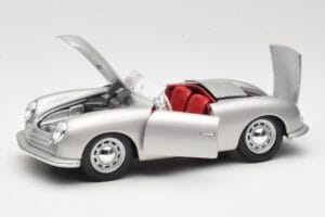 Porsche No. 1 Typ 356 Roadster Silver Maisto 1:18 50324 Metall — bild 2 av 8